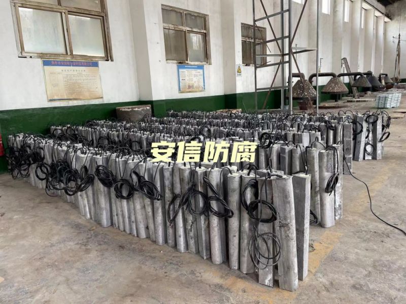 我公司鎂陽極，鋁合金陽極，鋁犧牲陽極，鎂陽極，鎂合金犧牲陽極在呼和浩特?zé)捰蛷S的使用被評為優(yōu) 秀生產(chǎn)商